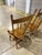 Wood 1930s American Primitive Spindle Back Arm Chairs(Pair) For Sale - Image 7 of 18