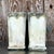 Art Deco Vintage Boho Cast Concrete Arches Planters - a Pair For Sale - Image 3 of 9
