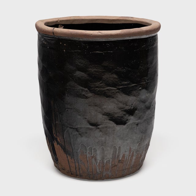 Chinese Drip Glaze Pickling Jar, C. 1890 For Sale In Chicago - Image 6 of 6