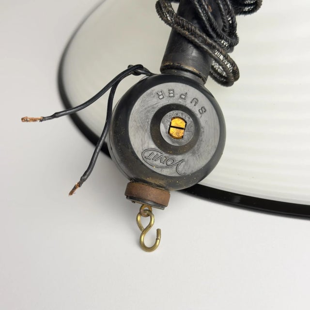 Vintage Swirl Murano Glass Pendant Lamp, Italy, 1970s For Sale - Image 13 of 16