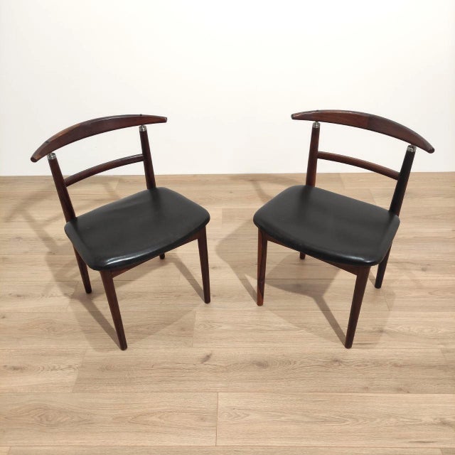 Metal Danish Chairs by Helge Sibast & Borge Rammeskov for Sibast Furniture, 1960s, Set of 2 For Sale - Image 7 of 9