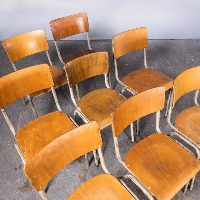 We sourced these great chairs from a campus in southern France. Great robust stacking chairs with a heavy sturdy metal...