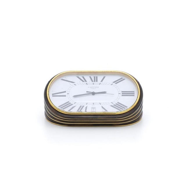 Accordion Table Clock from Cartier For Sale - Image 6 of 6