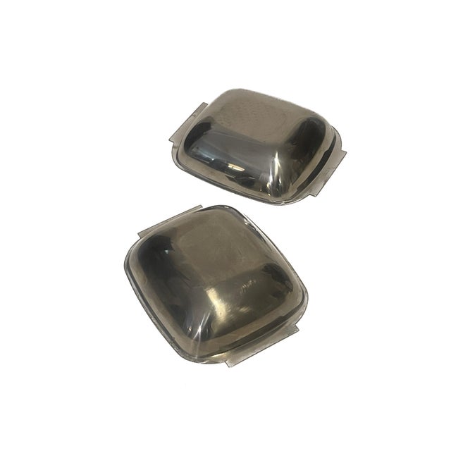 Mid-Century Modern 1960s Swedish Modern Arthur Salm "As Sweden" Stainless Steel Bowls - a Pair For Sale - Image 3 of 6