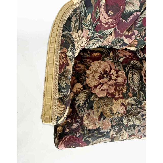 Wood Grosfeld Armchairs - Vintage Hollywood Regency Style - A Pair For Sale - Image 7 of 9