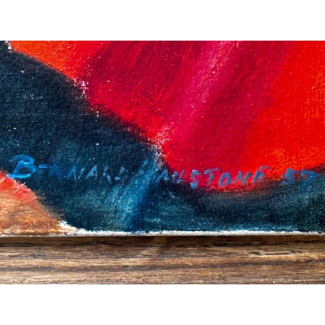 Signed Bernard Hailstone Dated 1957 Mayor of Maidstone British Civic Oil Portrait Scarlet Red Robes For Sale - Image 16 of 18