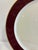 Art Deco Vintage Pickard Ensemble Burgundy Gold-Trim Dinner Plates, Set of 4 For Sale - Image 3 of 12