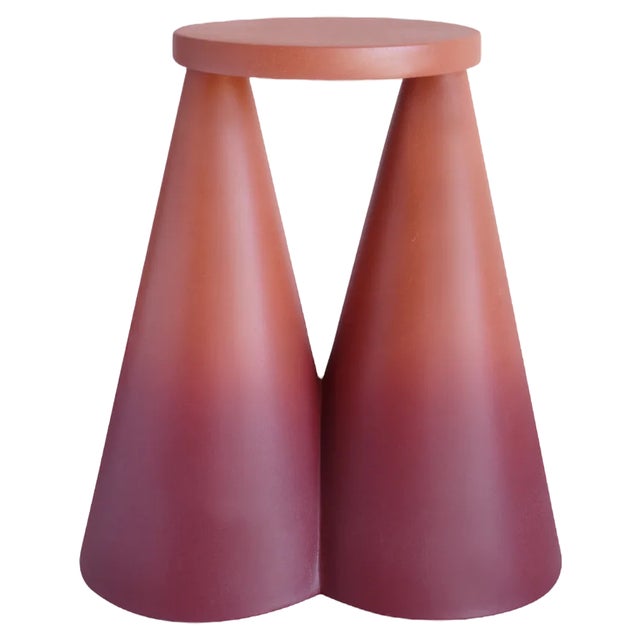 Isola Cotto Side Table by Portego For Sale