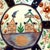Mid 19th Century Set of Six Antique Gaudy Welsh Hand-Painted Saucers, Chinoiserie Landscape, English Pottery, C. 1820–1860 For Sale - Image 5 of 9