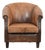 Vintage Club Chair in Sheepskin Leather For Sale