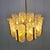 Metal Murano Glass Leaf and Brass 8-Light Chandelier by Carl Fagerlund for JBS For Sale - Image 7 of 13