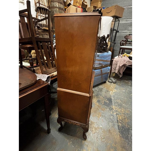 Cocktail Cabinet in Burr Walnut For Sale - Image 6 of 18