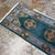 2ft 6in × 9ft 10 in Tibetan Teal Runner Rug For Sale - Image 10 of 12