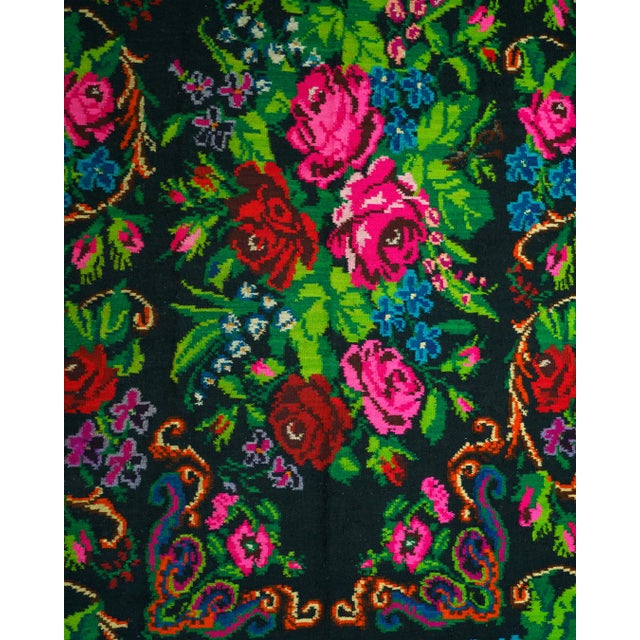 Vintage Handwoven Wool Runner Rug, 1960s For Sale - Image 6 of 12