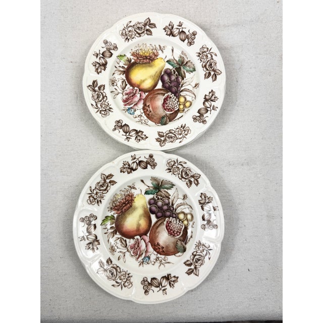 Johnson Brothers Vintage Johnson Brothers Windsor Fruit Bread and Butter Plates-Set of 8 For Sale - Image 4 of 12