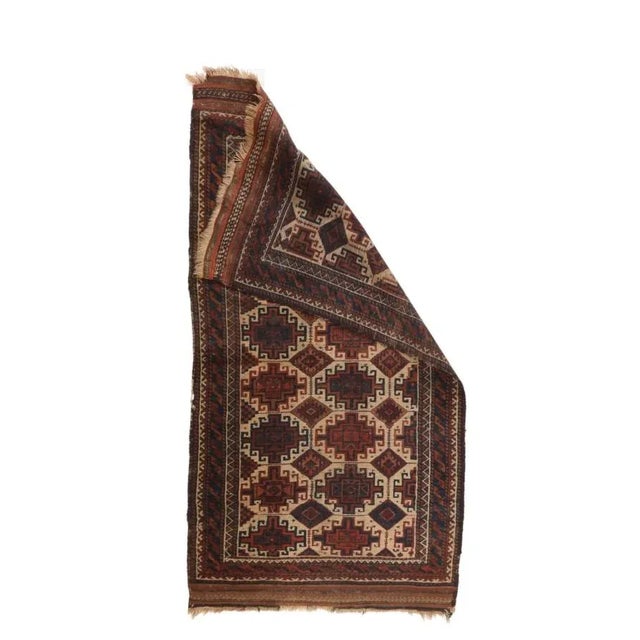 Persian Antique Persian Balouch Tribal Rug 2'9'' X 5'2'' For Sale - Image 3 of 5