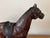 Brown Mid 20th Century Vintage Pieced Leather Horse Figure Sculpture With Glass Eyes For Sale - Image 8 of 11