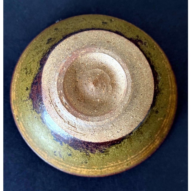 Ceramic Korean Chawan Tea Bowl by Park Boo Won with Tomobako Box For Sale - Image 7 of 14