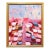 Sheep, Angels, Birds II, Vintage Style Mid Century Modern Oil Painting by Alexandra Swistak For Sale