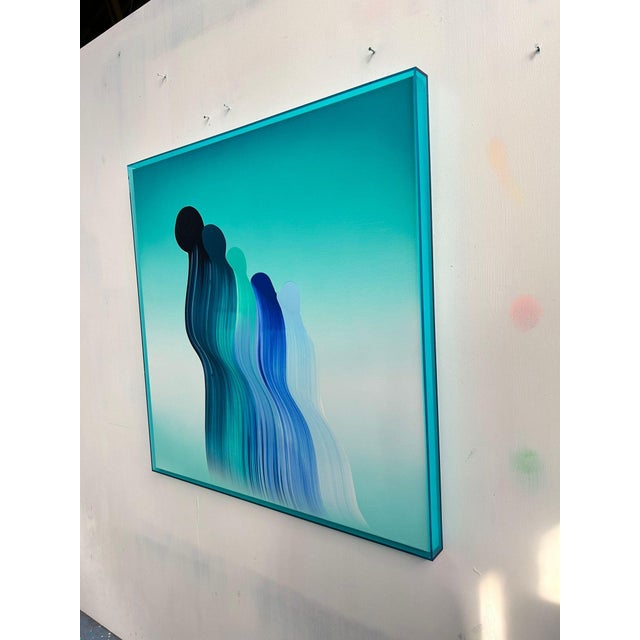 2020s Contemporary Abstract Acrylic on Canvas "Emergence" by Nikolaos Schizas For Sale - Image 5 of 6