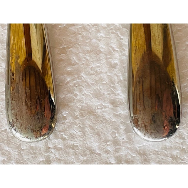 Brown Vintage Silver-Plated Lobster Forks and Cracker from Silea, 1970s, Set of 7 For Sale - Image 8 of 18