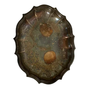 Vintage International Silverplate Scallop Trinket Tray