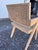 Boho Chic Light Wood and Rattan Chair For Sale - Image 3 of 6