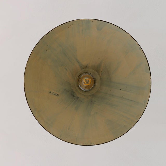 Italian Etched Copper Floral Pendant Light by Victor Cerrato, 1960s For Sale In Chicago - Image 6 of 9