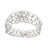 Contemporary Camellia Gold Diamond Bracelet 18k White Open Floral Flex Band Vivara 4.5 carat For Sale - Image 3 of 8