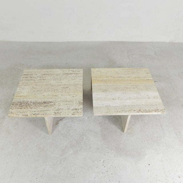 Vintage Travertine Coffee Tables, 1970s, Set of 2 For Sale - Image 9 of 18