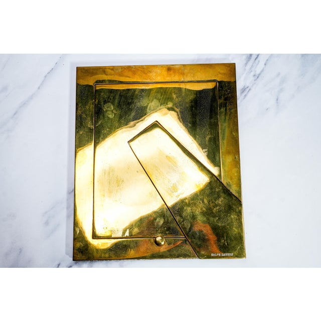 Vintage Ralph Lauren Home Jacqueline 8x10 Photo Picture Frame Home Decor For Sale - Image 10 of 17