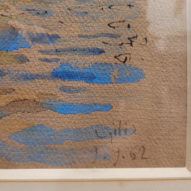 Gilis, Pont Marie, Paris, 1962, Watercolor on Paper For Sale - Image 18 of 18