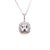 Diamond Aquamarine Necklace 18k Gold 2.24 TCW Certified For Sale In New York - Image 6 of 7