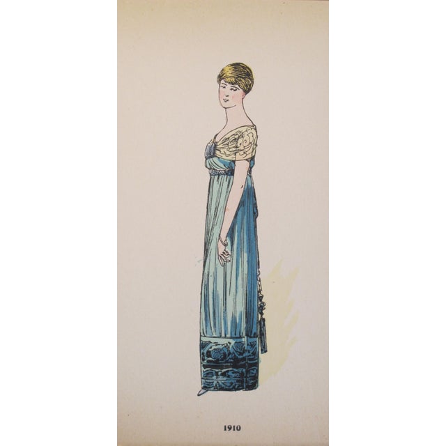 Original 1910 French Fashion Plates Set of 4 Chairish
