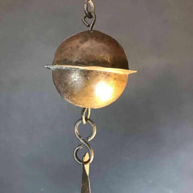 Antique Embossed Copper Votive Lamp, 1890s For Sale - Image 4 of 10