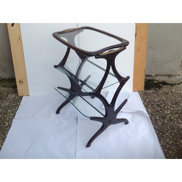 Vintage Magazine Rack, 1950s For Sale - Image 9 of 10