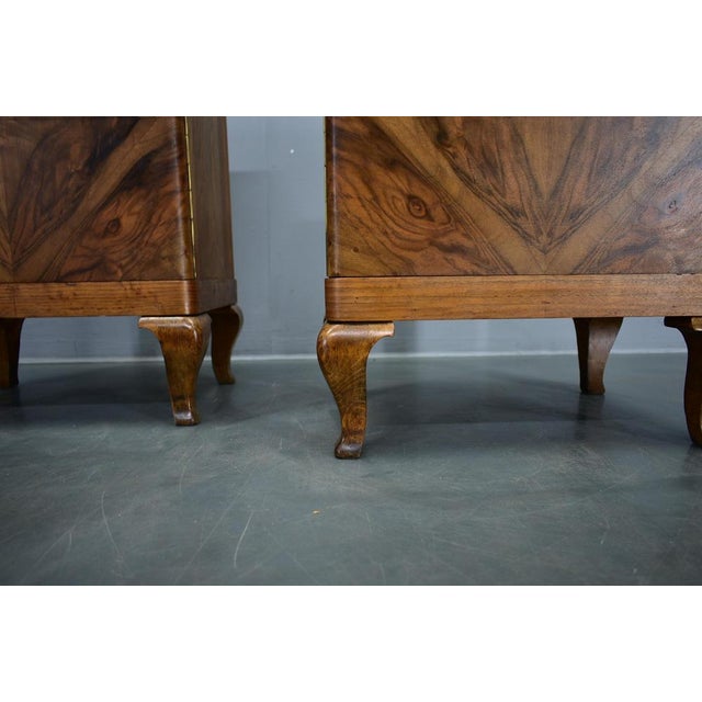 Art Deco Bedside Tables, Czechoslovakia, Set of 2 For Sale - Image 11 of 17