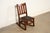 Stickley Brothers Antique Mission Oak Arts & Crafts Sewing Rocking Chair, Circa 1900 For Sale - Image 11 of 11