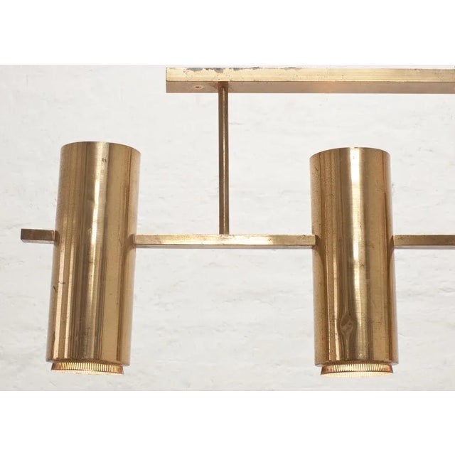 Long Ceiling Light in the Style of Robert Mathieu, 1950s For Sale - Image 5 of 7