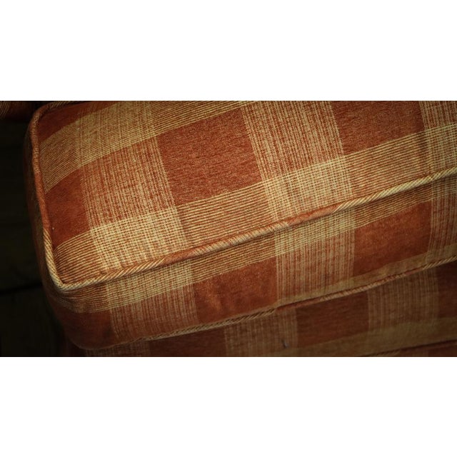 Large Gingham Three-Seater Sofa by George Smith, 2010s For Sale - Image 15 of 18