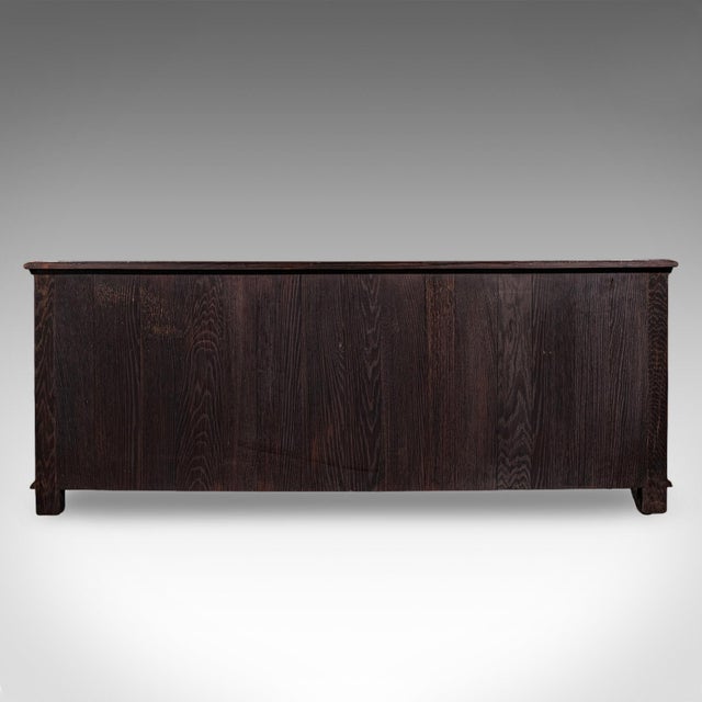 1980s Large Vintage Country House Dresser Base, English, Oak, Georgian Revival, c.1980 For Sale - Image 5 of 12