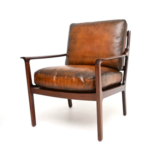 Vintage Scandinavian Chairs by Frederik Kayser from Vatne Lenestolfabrikk, 1960, Set of 2 For Sale - Image 9 of 16