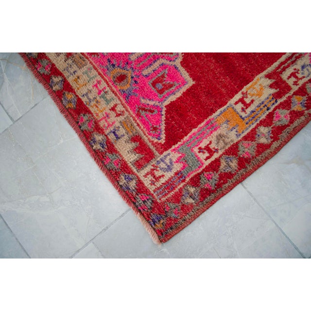 Kurdish Runner Rug . Hand-Knotted Herki Runner Rug for Kitchen Island Near For Sale - Image 13 of 15
