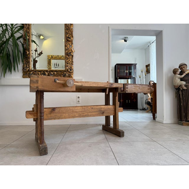Antique Workbench, 1890s For Sale - Image 5 of 18