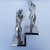Nickel Plated Bronze Mermaid Sconces - a Pair For Sale - Image 11 of 13