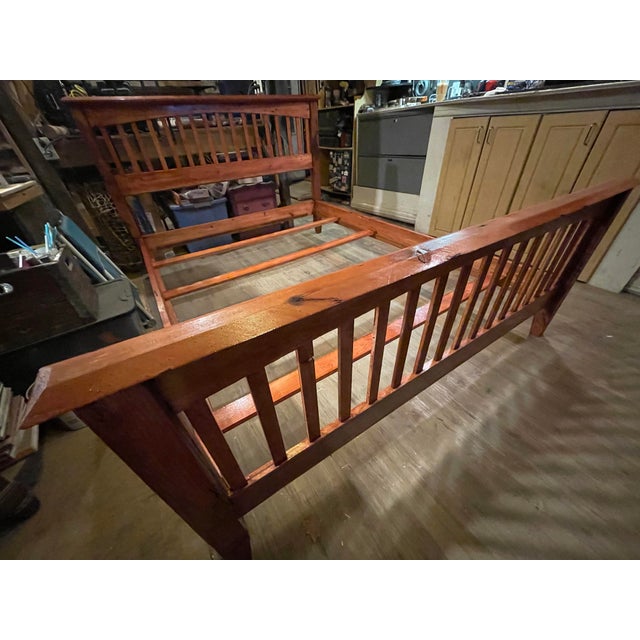 Traditional Woodsmith Classic Bed Frame For Sale - Image 3 of 3