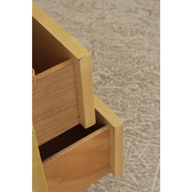 Wood Pair Lexington Henry Link Wicker Nightstands For Sale - Image 7 of 17