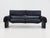 Two-Seather Sofa in Dark Blue Leather from de Sede, Switzerland, 1983, Set of 2 For Sale - Image 6 of 18