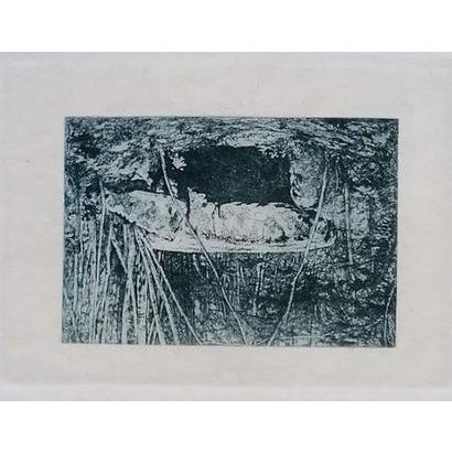 Luca Beltrami, Fontainebleau Forest, Etching, 1877 For Sale - Image 3 of 3
