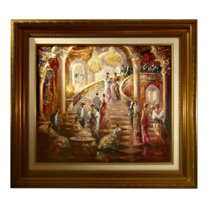 Christian Jereczec Ballroom C. 1990 Painting